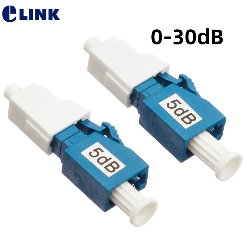 Attenuatore FM in fibra LC femmina a maschio tipo di spina 0db 1 db20db 3db 5db 30db 8db fibra ottica ftth LC/UPC spedizione gratuita ELINK 10 pezzi