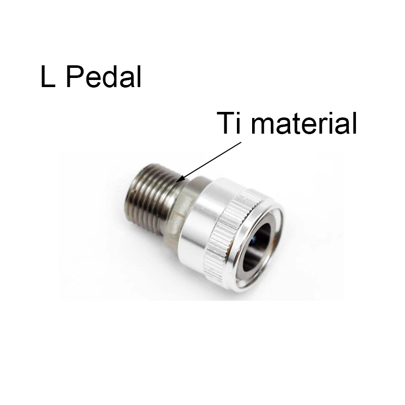 1pcs Ultralight Titanium /Stainless Quick Release Adaptors for Brompton folding Bike MKS ezy Pedals Ace Pedals: Yellow