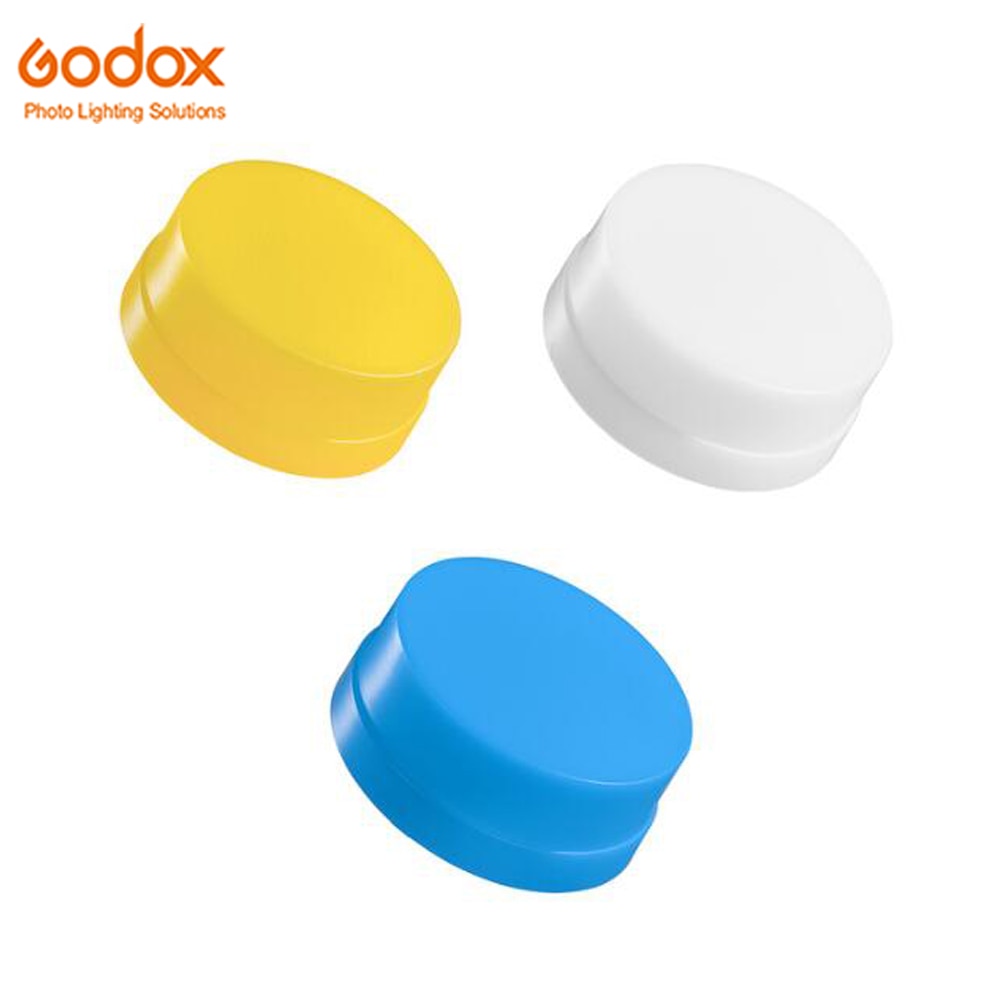 3PCS kit di Colore Flash Copertura Diffusore Per GODOX V1C V1N V1S V1F V1O Fotocamera Flash Speedlight Soft Box Caso flash Accessori