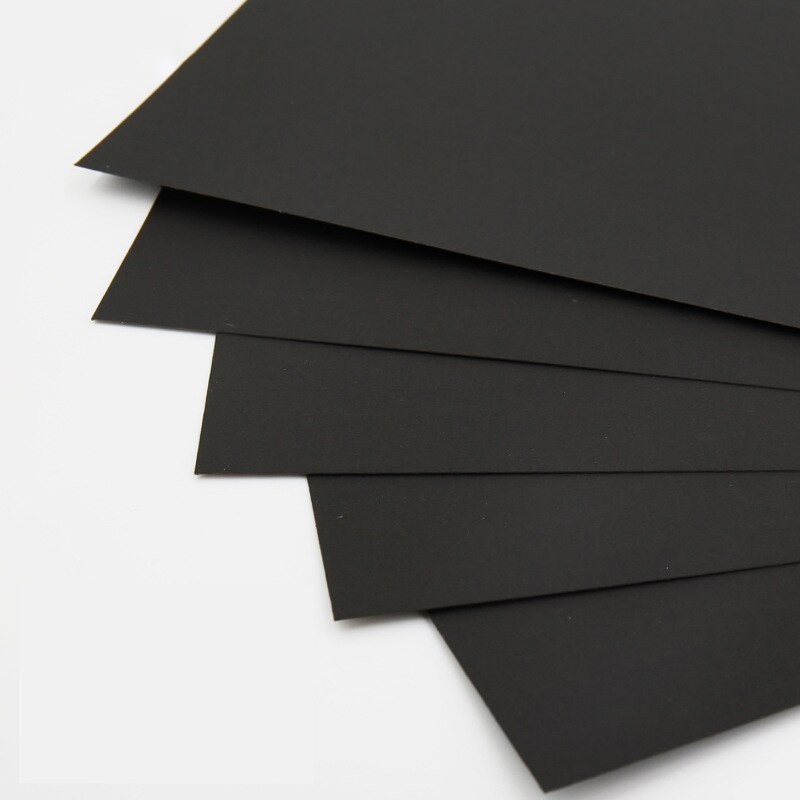 50(100)pcs/lot A4 Black Kraft Paper DIY Card Making 70g 80g 110g 150g 180g 220g Craft Paper Thick Paperboard Cardboard