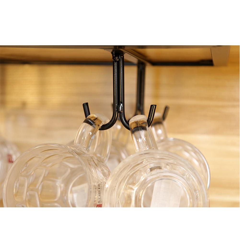 Bar kjøkken jern henger kopp glass kaffekopp butikk hyller hyller for vegg kjøkken hyller for vegg