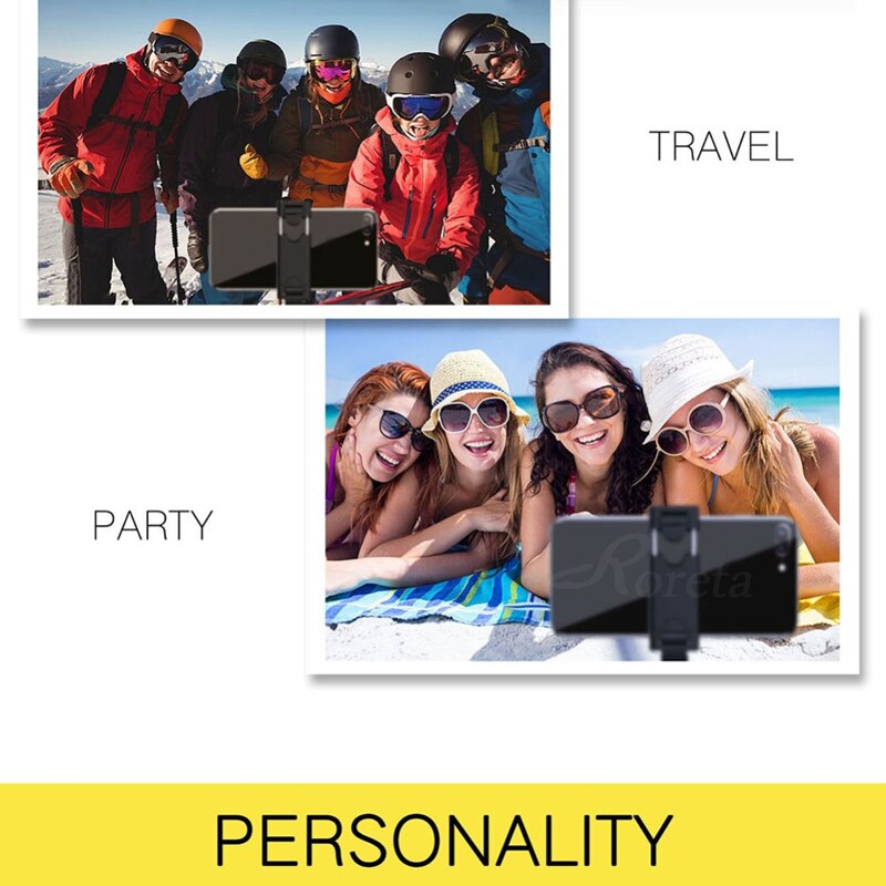 3 In 1 Draadloze Bluetooth Selfie Stick Opvouwbare Mini Statief Uitbreidbaar Monopod Met Afstandsbediening Voor Iphone Ios Android Huawei