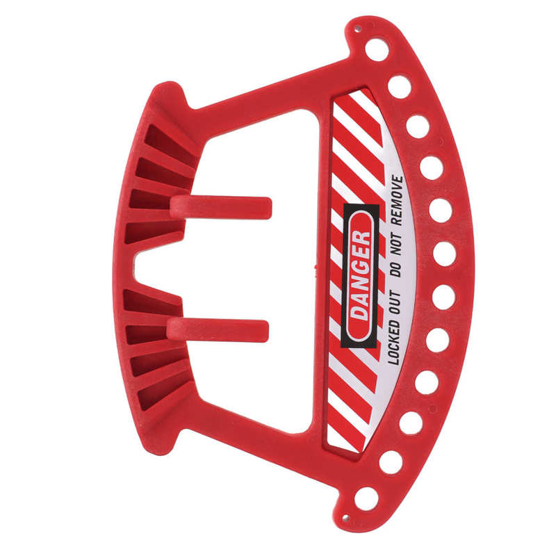 BD-B41 12 Holes Portable Safety Padlock Rack Plastic Hanging Key Management High Temperature Resistant Lock