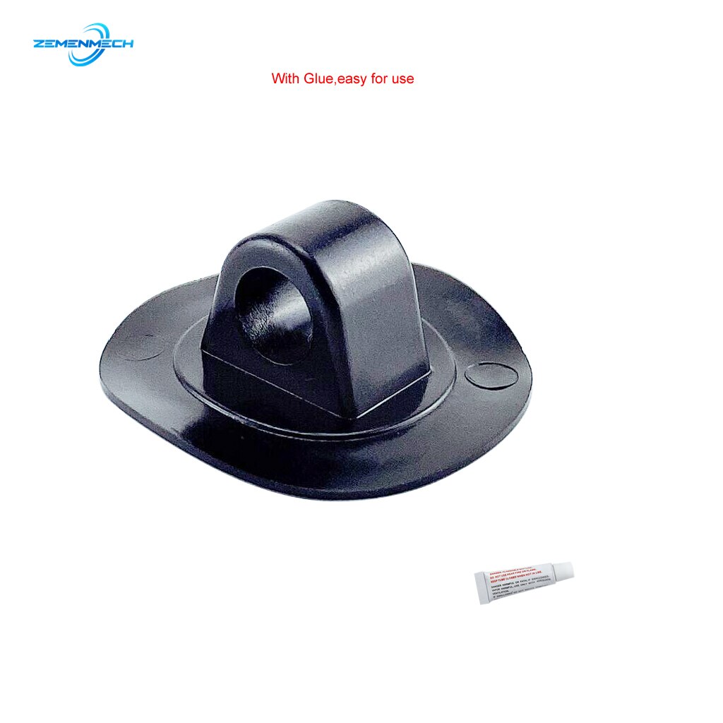 PVC Seil Halterung mit Kleber Clip Haken Seil Schnalle Rudern Boote ziehen Sicher Haken Schlauchboot Kajak Beiboot Zubehör