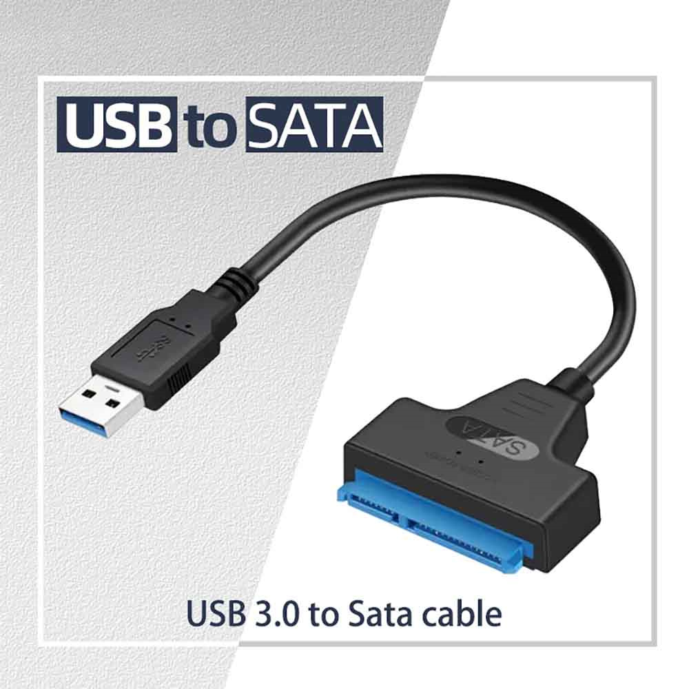 Kabel adapter SATA 3 na USB 3.0 6 Gb/s szybki przenosić danych adapter Sata na USB z obsługą portu zasilania dysków twardych 2,5/3,5 cala SSD HDD
