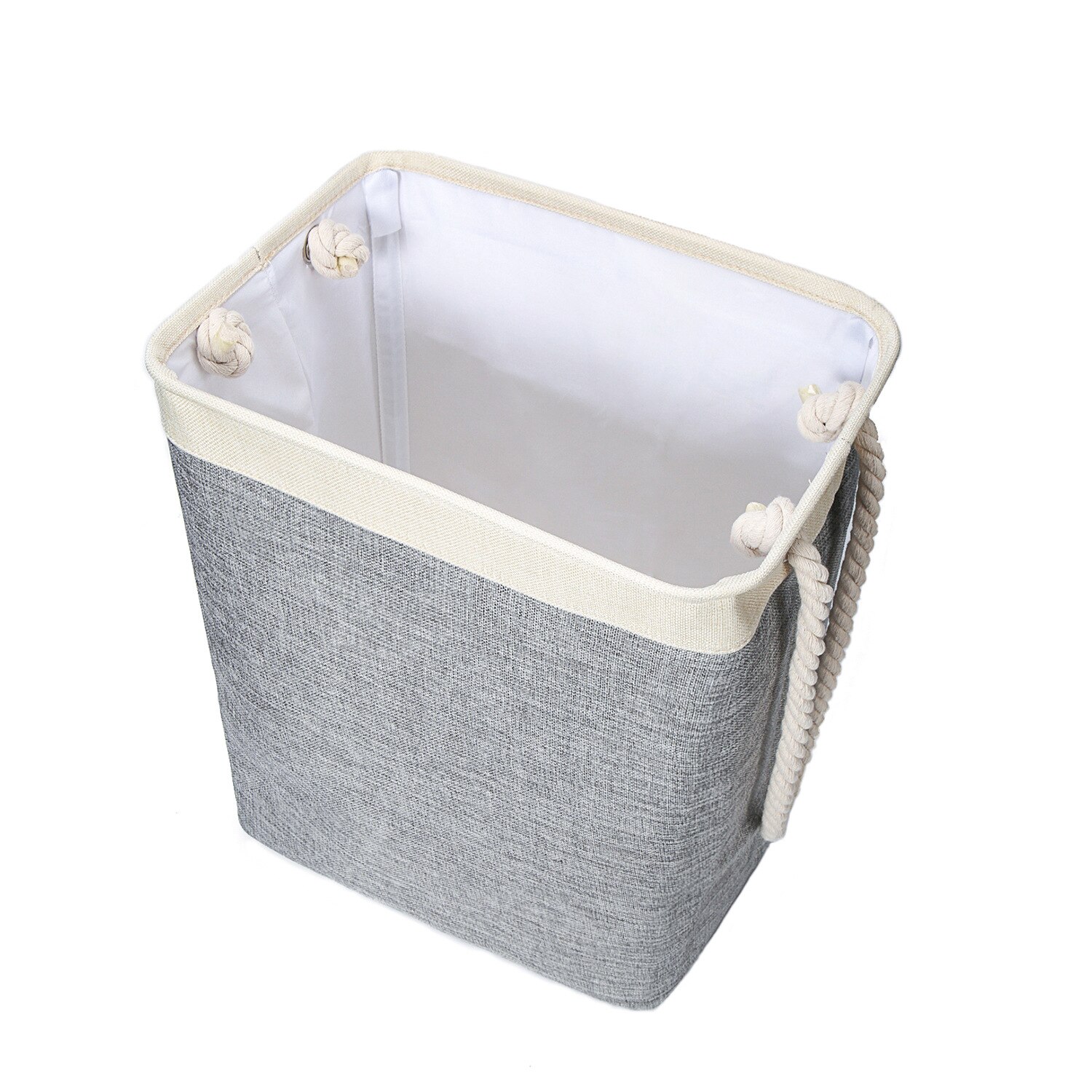 Home Cloth Basket Laundry Basket with Handles Foldable Clothes Basket Laundry Hampers Storage Bin with Detachable Brackets