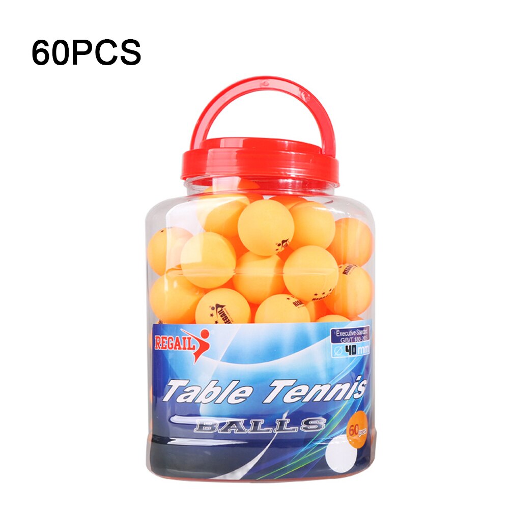 60PCS Table Tennis Ball 40mm Table Tennis Training Balls High Bounce Practical Table Tennis Practice Ball: Yellow