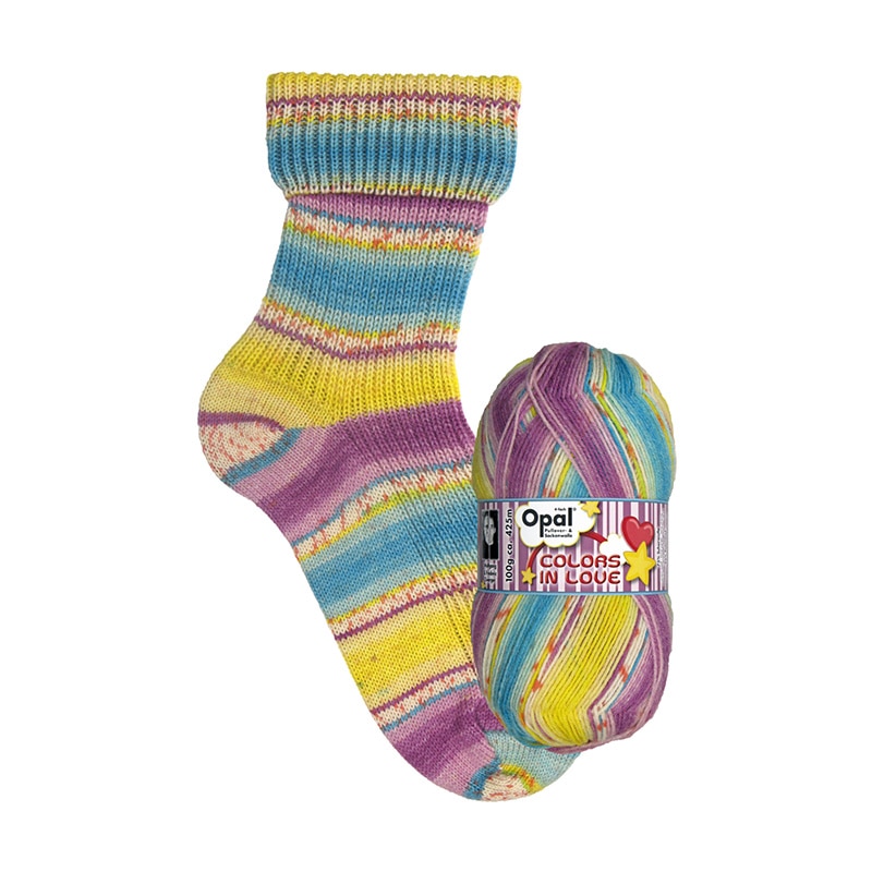 1*100g bal Opaal kleuren in liefde & elegante Sok Garen 75% wol, 25% polyamide/Nylon Winter 4 ply sokken breien garen