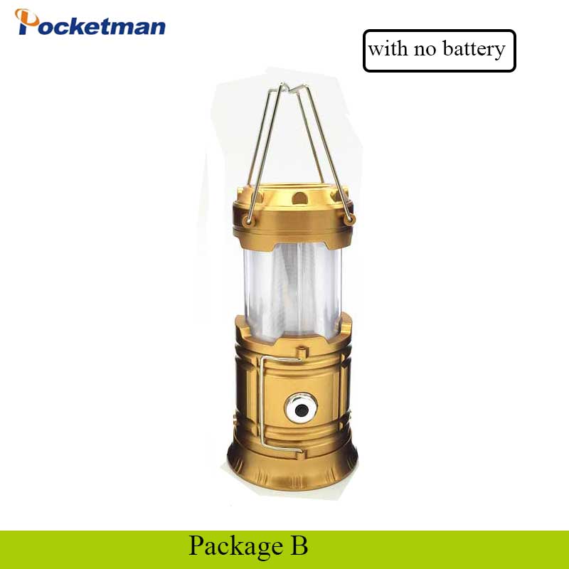 Camping Lantern Solar Power LED Light Source Poweful Portable Tent Work Lamp LED Flame Lantern Torch3 orders: B