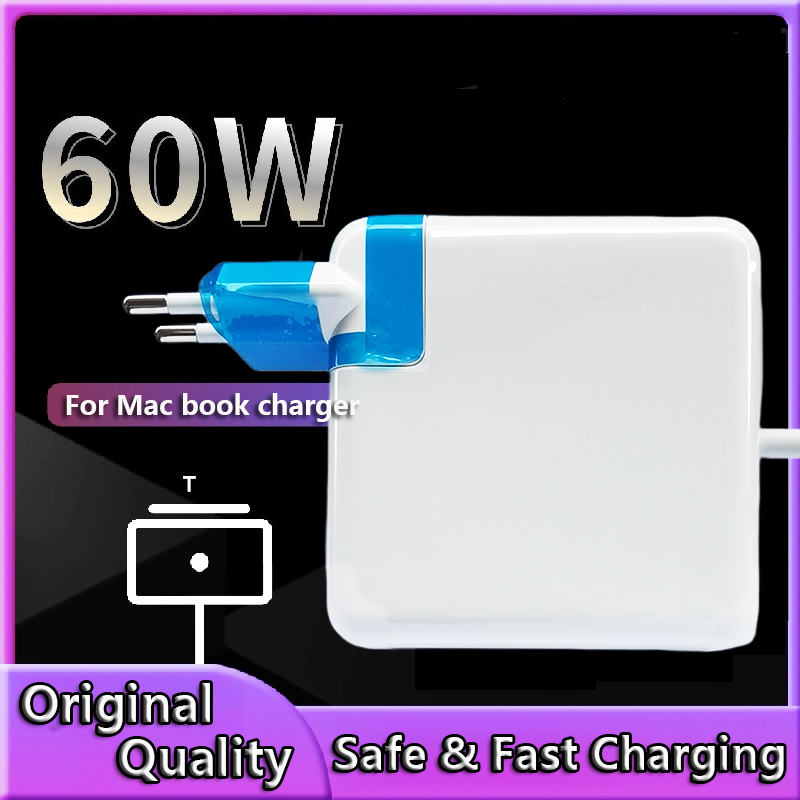 60 W Magsaf 2 T magnetisches Lade-Netzteil für MacBook Air/Pro-Serie: A1502, A1425, A1435, sicheres und schnelles Ladegerät