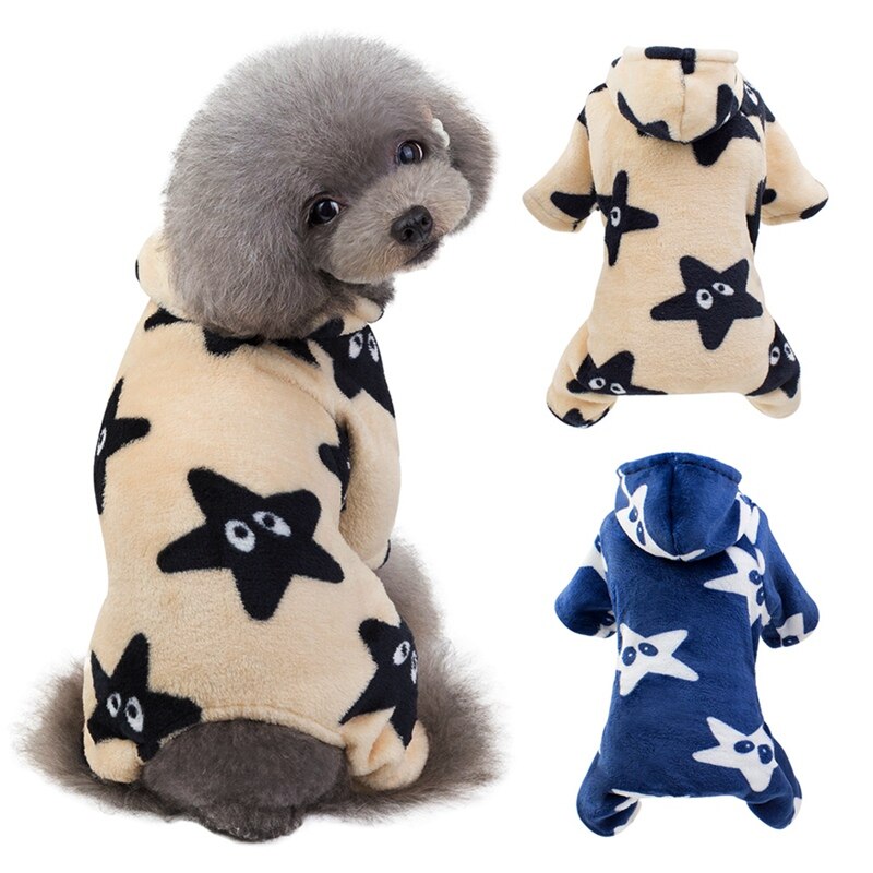 Huisdier Jas Hond Kostuum Warm Flanel Hoodies Outfit Voor Hond Winter Hond Kleding Puppy Jas Kleding voor Kleine En Middelgrote huisdier S-XXL.