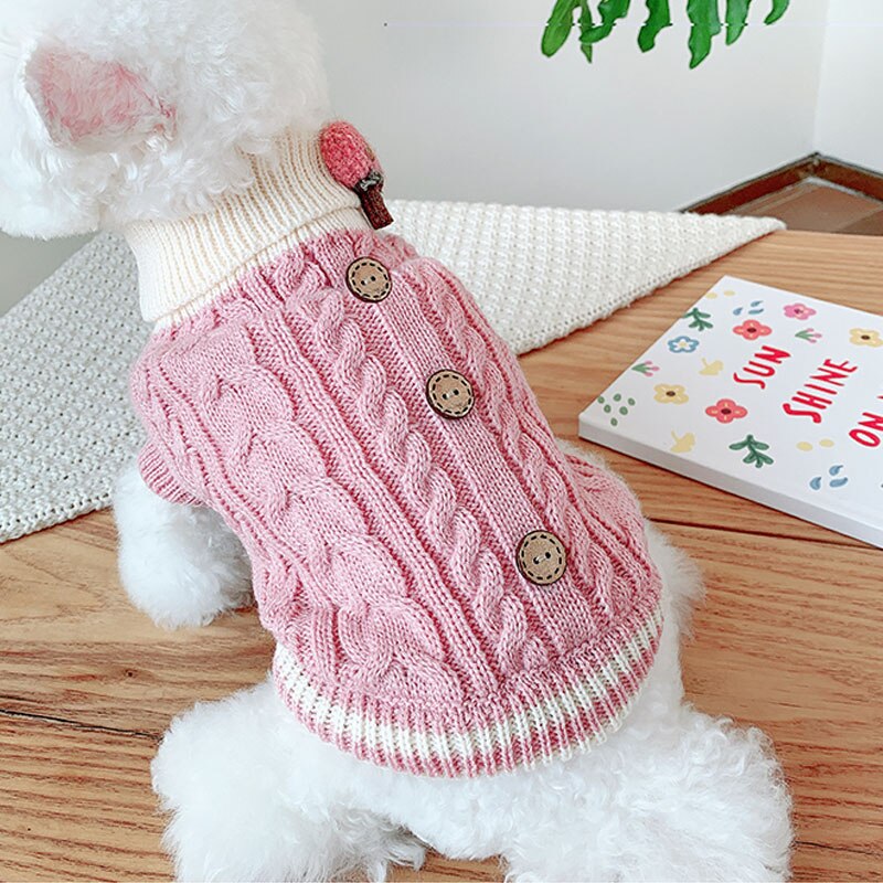 Winter Hund Pullover Hund Kleidung für Kleine Hunde Katze Welpen Kleidung Stricken Bekleidung Yorkshire Bichon Schnauzer Pet Kostüme Outfit