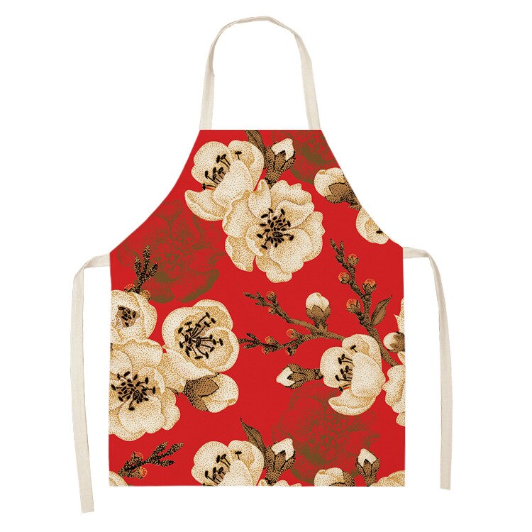 Retro Flower Kitchen Apron Series: WQ0129-12