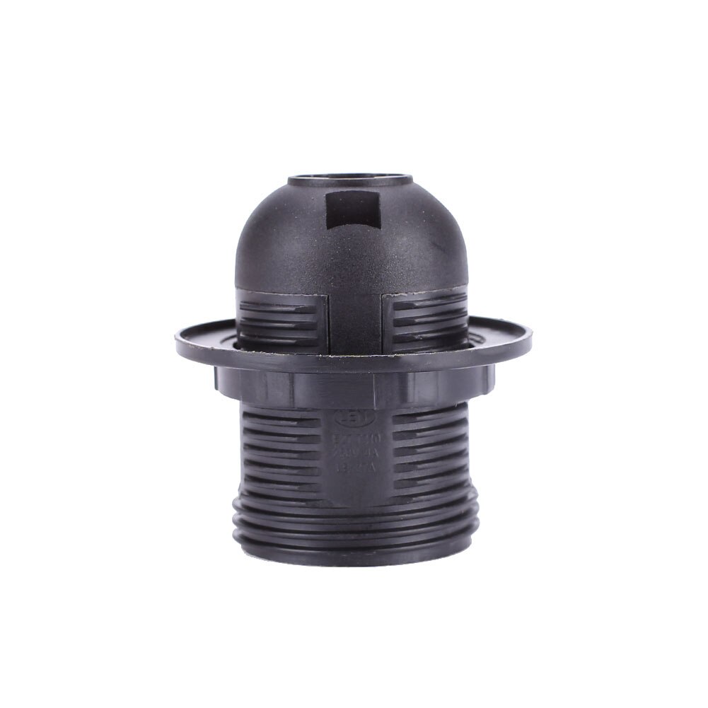 Edison Screw Es E27 Light Bulb Lamp Holder Base Socket Socket Accessory Lighting Parts Pendant LED White/Black