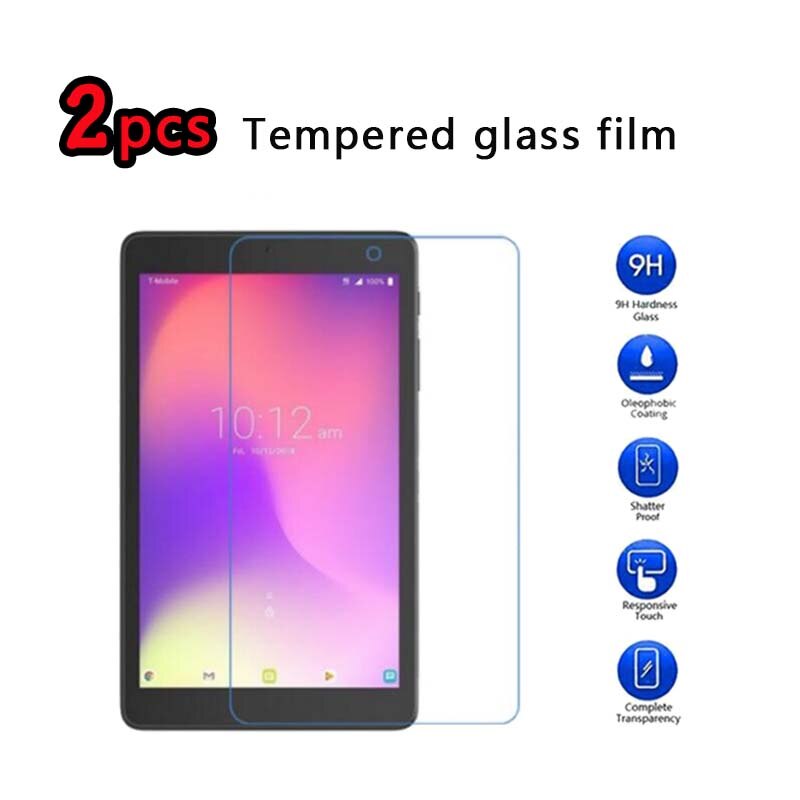 2 Pcs 9H Gehard Glas Voor Alcatel A30 Tablet 8.0 Inch Tablet Glas Voor Alcatel 3T 8 Tablet 8.0 Inch Screen Protector Glas Film