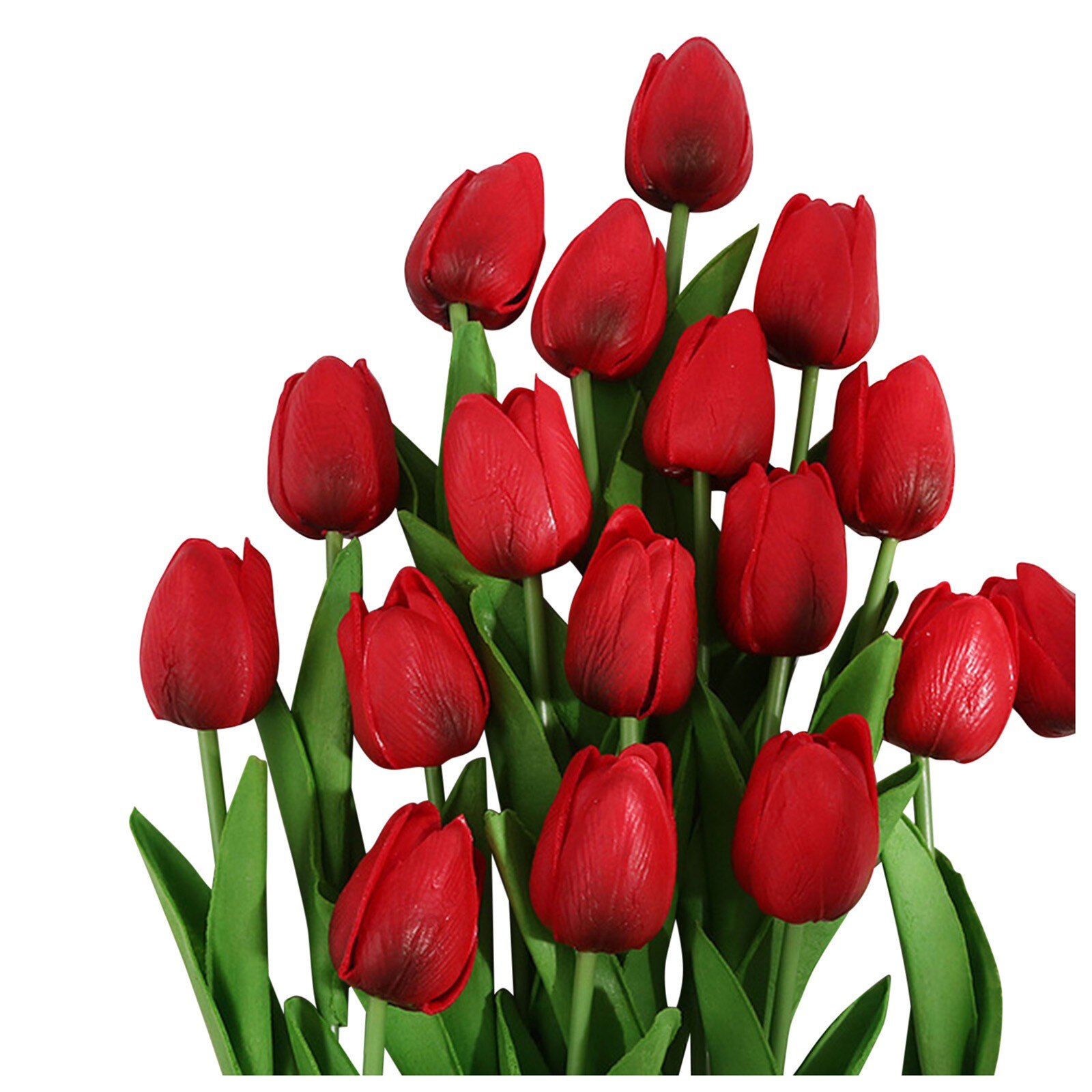 10 Stuks PU Real Touch Latex Kunstmatige Tulpen Nep Tulpen Bloemen Boeketten Bloemstuk Voor Thuis Kamer Bruiloft Boeket Partij Middelpunt Decor Ora