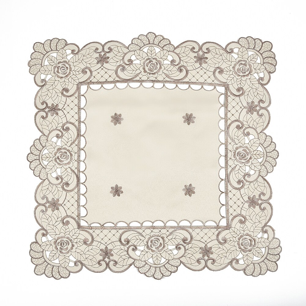 Floral Wedding Tablecloth Dining Centerpiece Table Runner Cover Banquet Washable