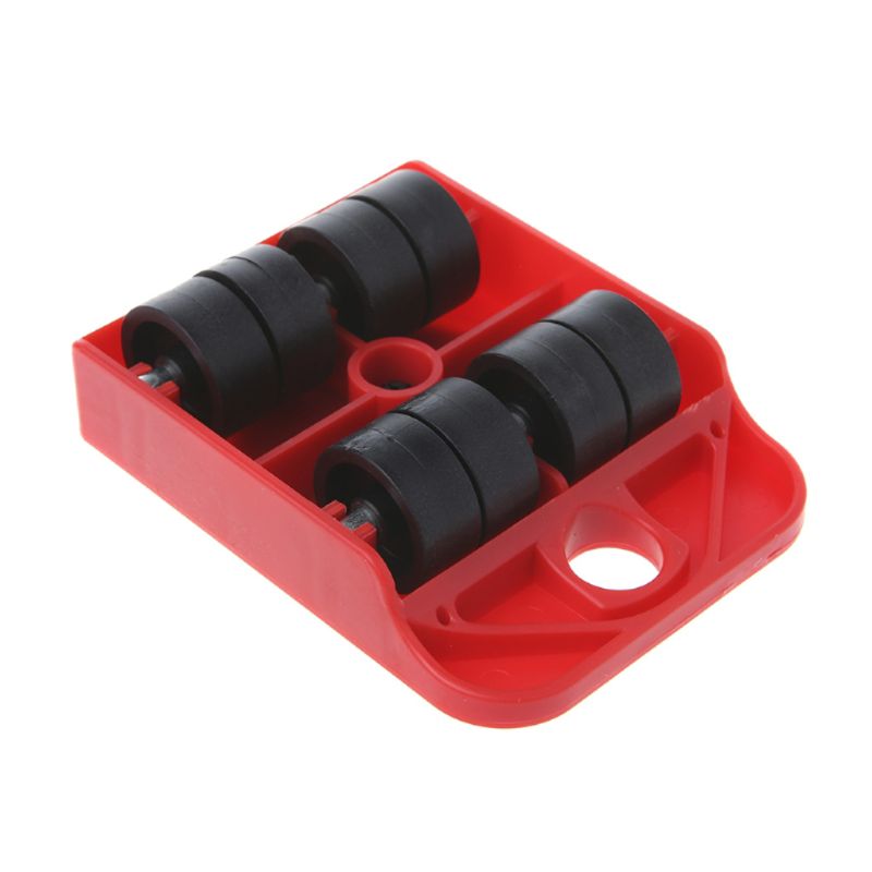 Furniture Transport Lifter Heavy Object Moving 150kg 4 Wheel Roller Bar Device Accessories Wheel Dolly Car Jack Crane Lift Rolls