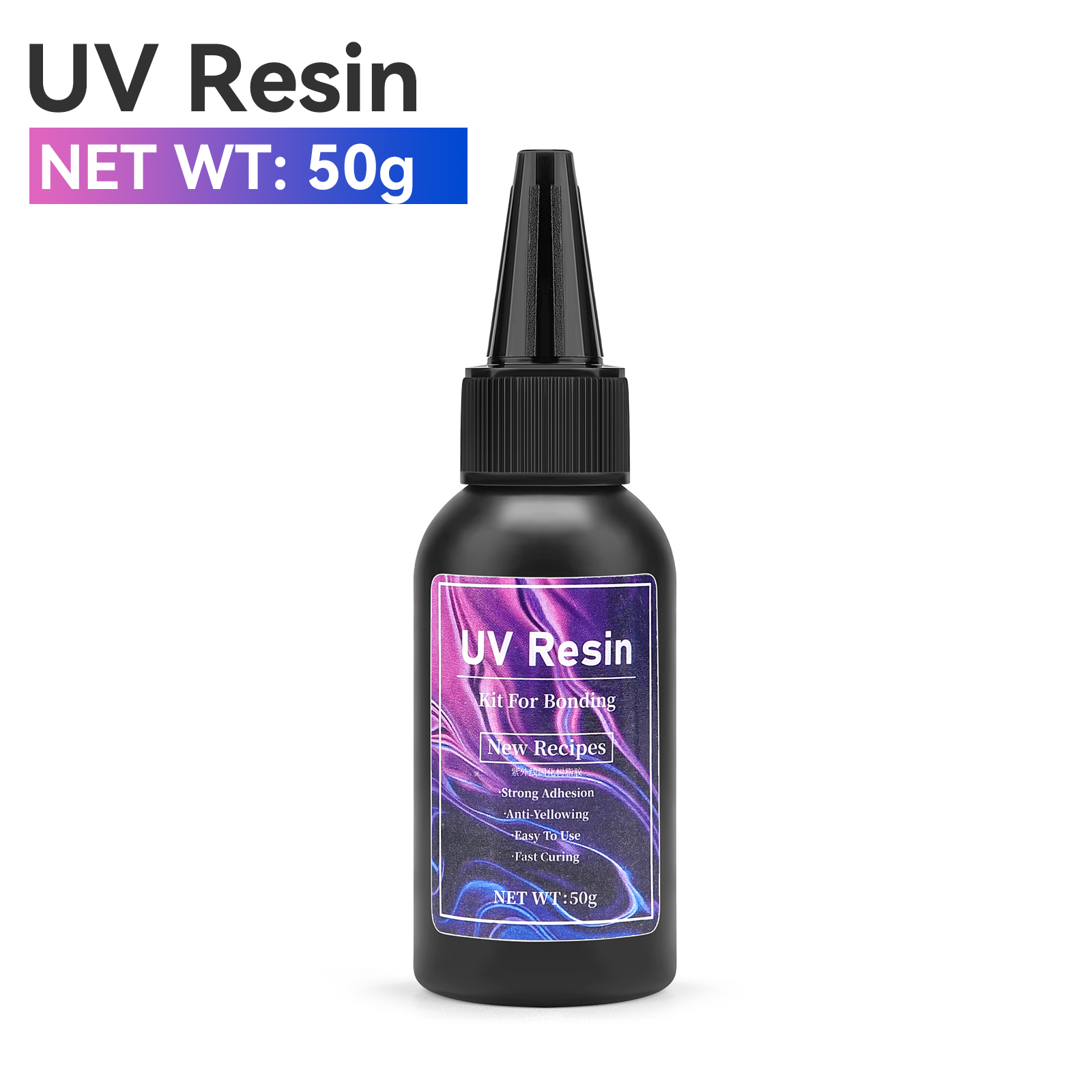 Cola uv para soldagem e ligação, 20/30/50g, super colagem, secagem rápida para colagem de vidro, cerâmica, metal, plástico, faça você mesmo, decoração de artesanato: Verde