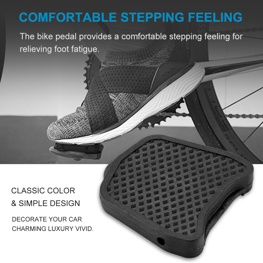 Bike Pedal Self-Locking Clip Portable Durable Road Cycling Systems Bicycle Self-Locking Clip MTB Road Bike Safety Accessories