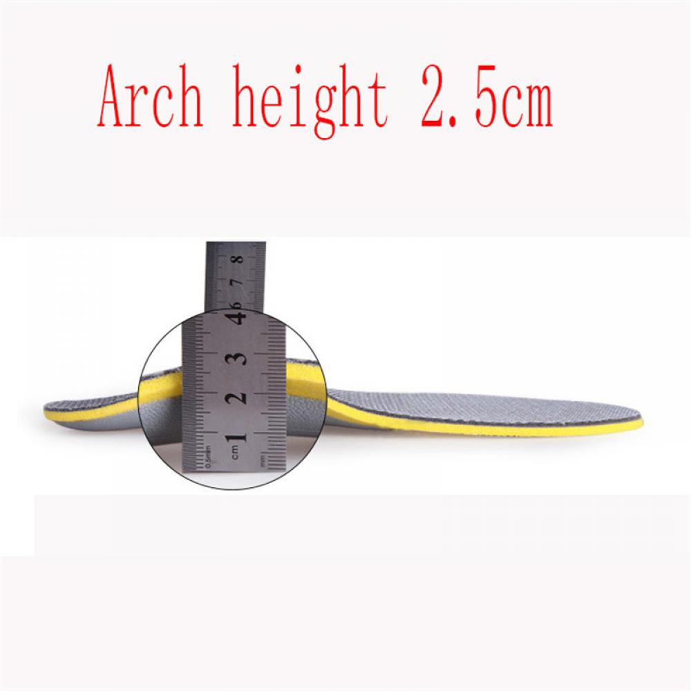 1 Paar 3D Premium Comfortabele Orthopedische Schoenen Inlegzolen Inserts Hoge Steunzool Pad Voor Vrouwen Mannen