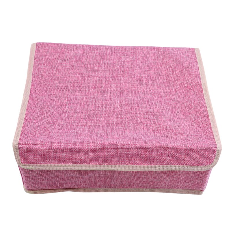 Opbergdoos ondergoed verdeler lade deksel kast organizer interieur organizer voor stropdassen sokken shorts bh opbergdozen: Roze