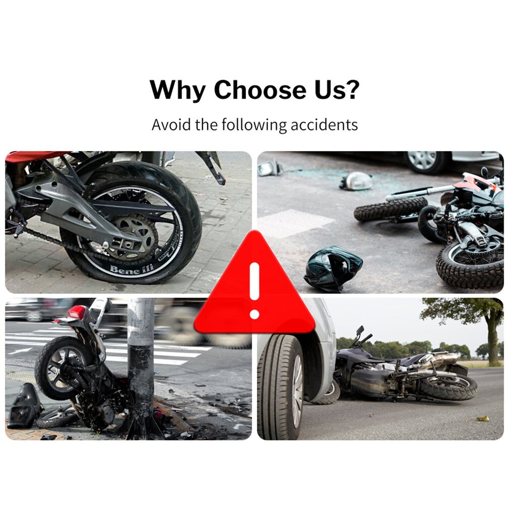 Waterproof Motorcycle Real Time Tire Pressure Monitoring System Tpms Wireless External Sensors Tire Detection Monitor