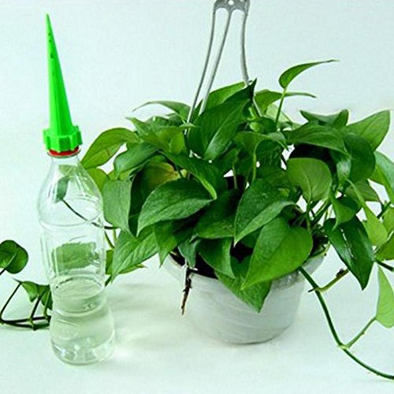 Système d'irrigation automatique pour jardin, 12 pièces, contrôle de l'eau des plantes et des fleurs, cône d'égouttage, pic, bouteille d'eau