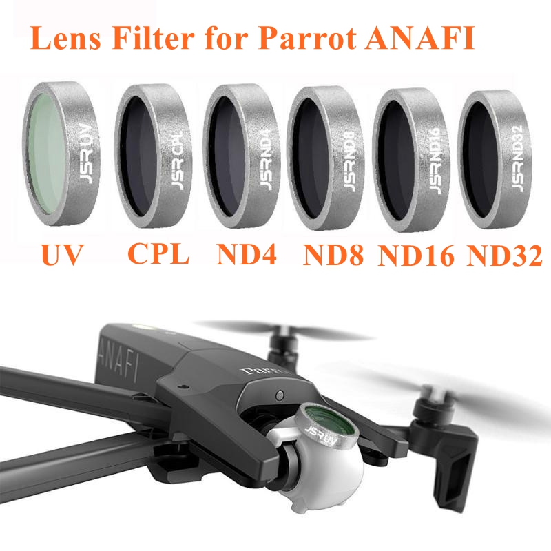 Papegaai Anafi Drone Filter Cpl ND4 ND8 ND16 ND32 Neutrale Dichtheid Polarisatie Lens Filter Voor Papegaai Anafi Drone Gimbal Accessoires