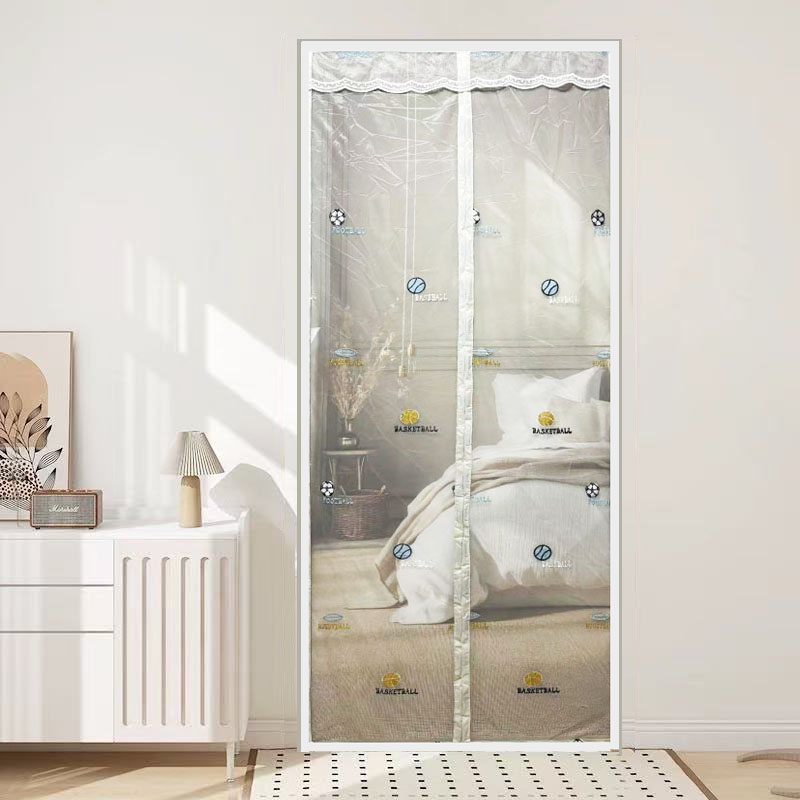 Silent Magnetic Door Insect Curtains Anti Mosquito Fly Nets Durable and Exquisite Door Screen Mesh: 6*2.6 / Yellow