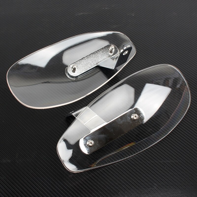 Clear Motorcycle Hand Guard Wind Deflector Protector Shield Voor Cruiser