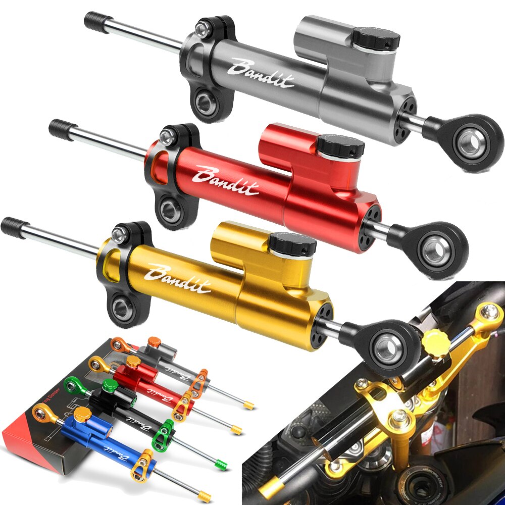 For Suzuki GSF 600 650 Bandit S GSF 1200 1250 Bandit Aluminum Motorcycle Accessories Damper Steering Stabilize Safety Control