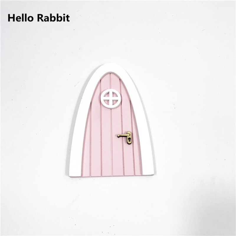 Hand Made pink Fairy door great for girls room miniature pretend play magic fairies tooth fairy door XMas for girls: Door Only