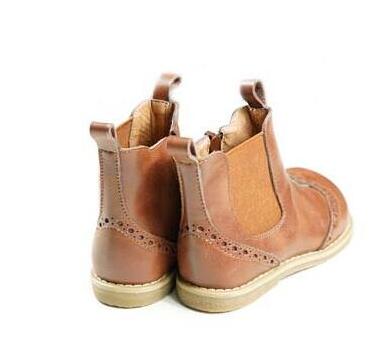 cuir véritable rétro décontracté enfants botte Chelsea chaussons pour 1-6 ans enfants garçons filles Western bottes de pluie