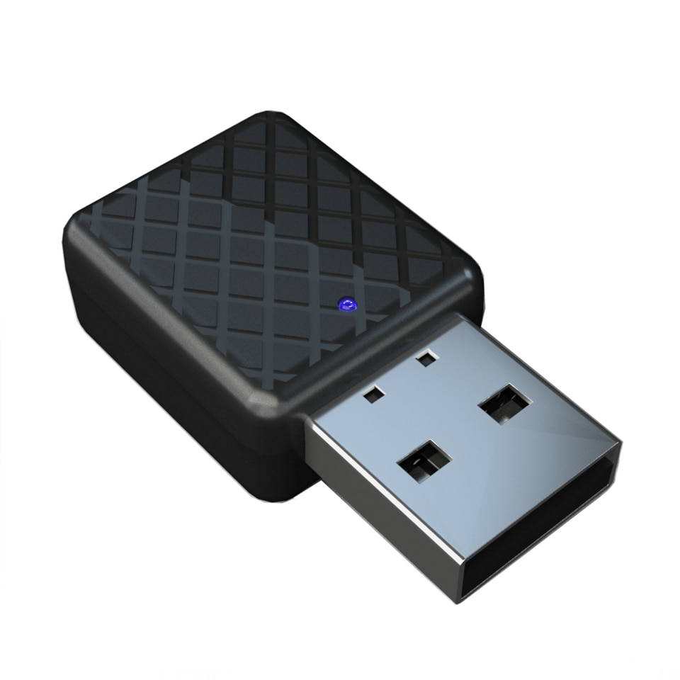 Transmisor receptor inalámbrico compatible con Bluetooth 5,0, Mini adaptador estéreo auxiliar de 3,5mm para coche, transmisor de Audio para TV: Negro