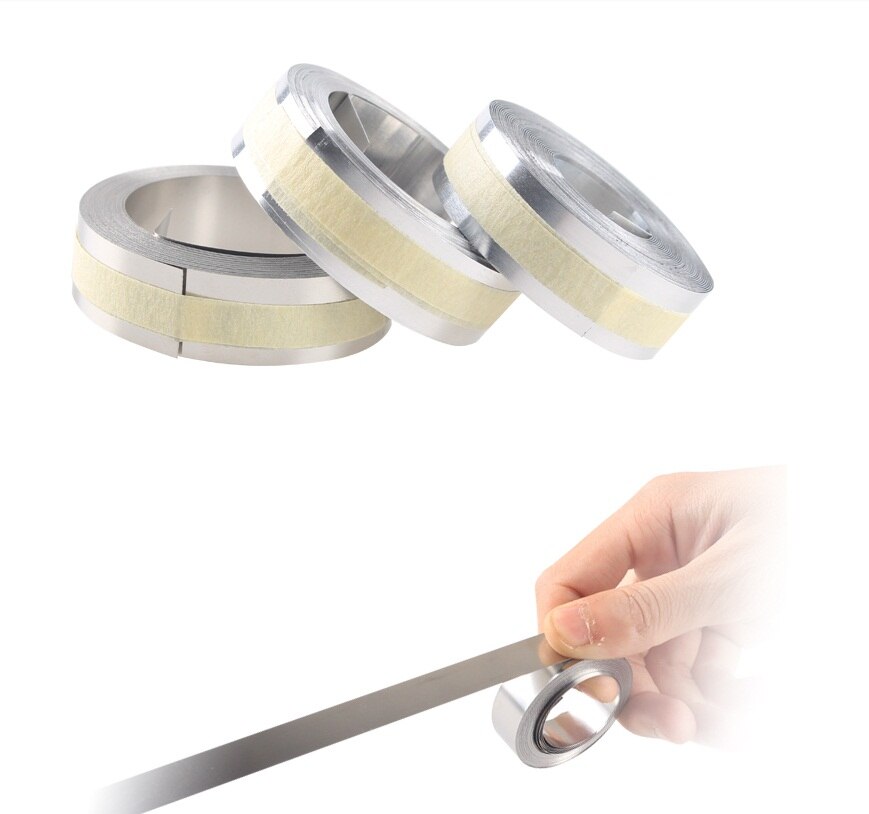 10 stücke von DYMO 32500 nicht Klebstoff edelstahl Präge Band, 12mm x 6,4 mt 32500 Band ohne stickness für Dymo m1011 drucker