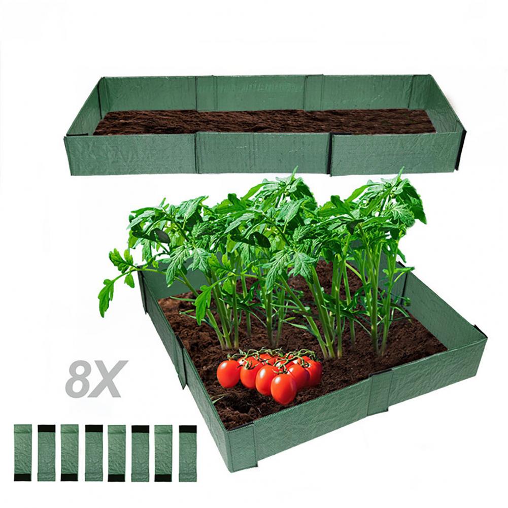 Garden Bed Long-lasting Green Garden Bed Edging Raised Garden Lawn Plant Bed Border Household Supplies Planter Border