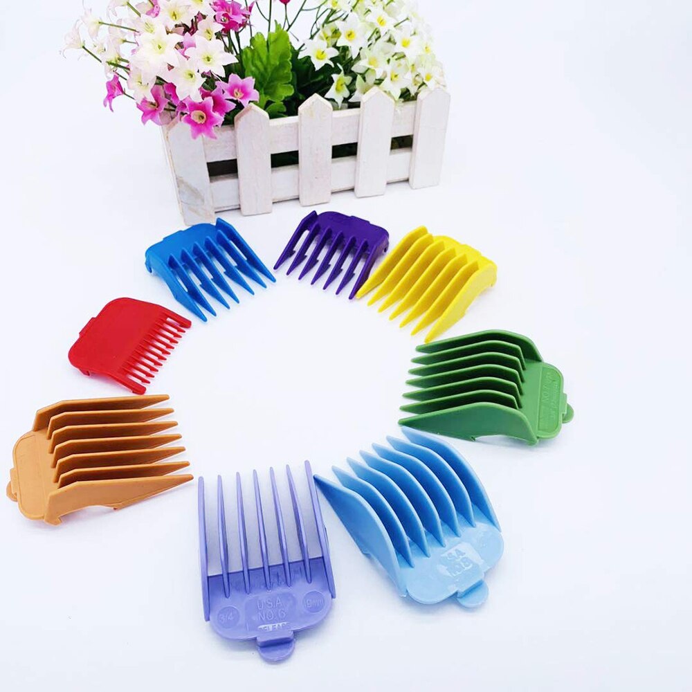 8P Universal Hair Clipper Limit Comb Guide Attachment Size Barber Replacement Attachments 3-25mm Universal Hair Salon Tools