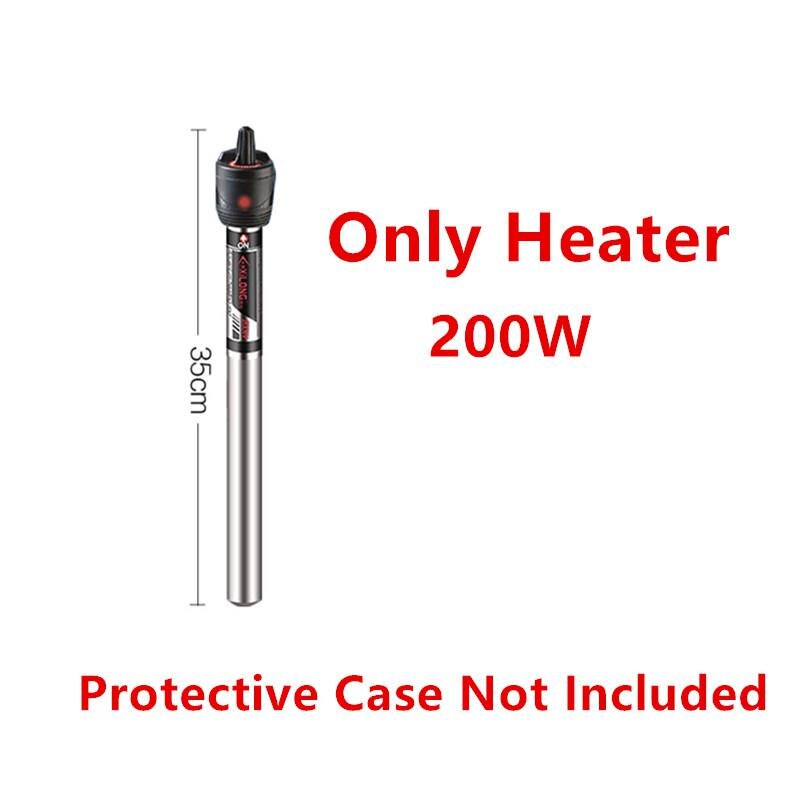 50w-500w Stainless Steel Fish Tank Water Heater Adjustable Aquarium Heater Temperature Controller Or Only Heater Protecitve Case: Red