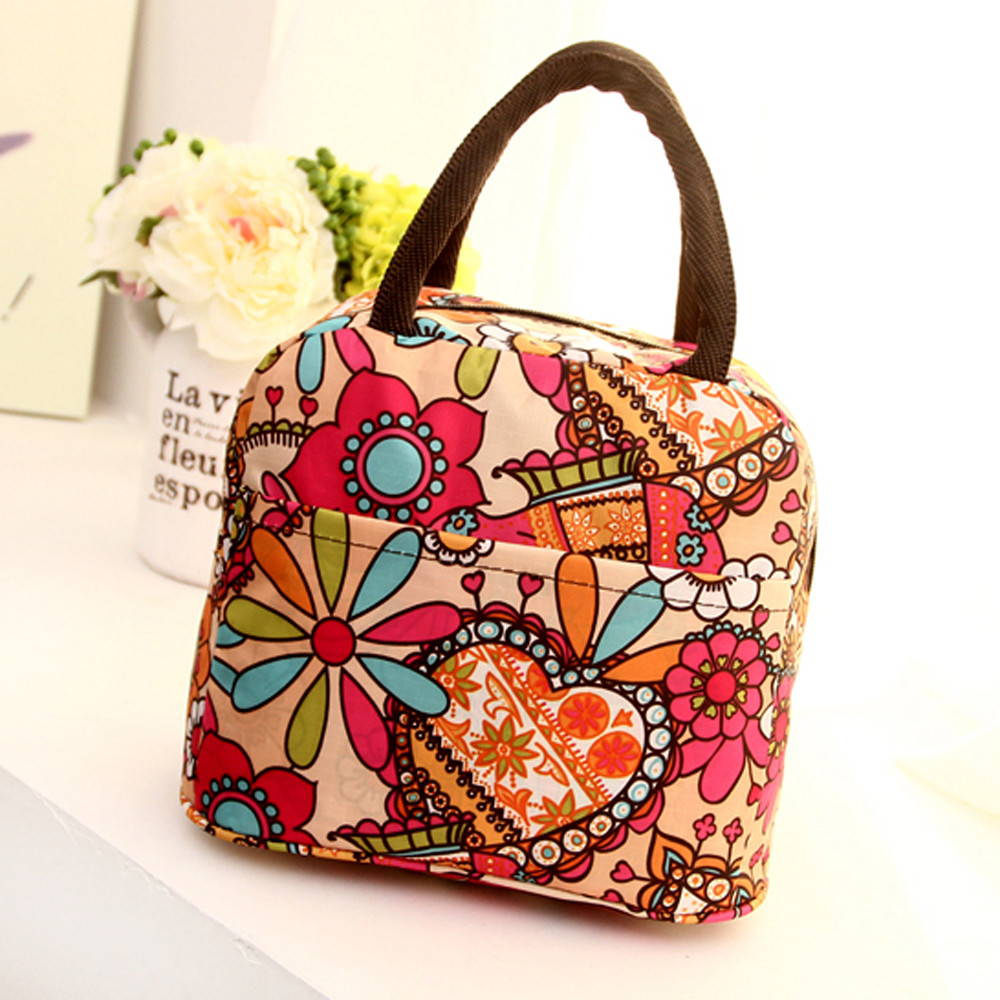 bolsa food bag Lunch Bags Tote Picnic Lunch Cool Bag Cooler Box Handbag Pouch bolsa almuerzo