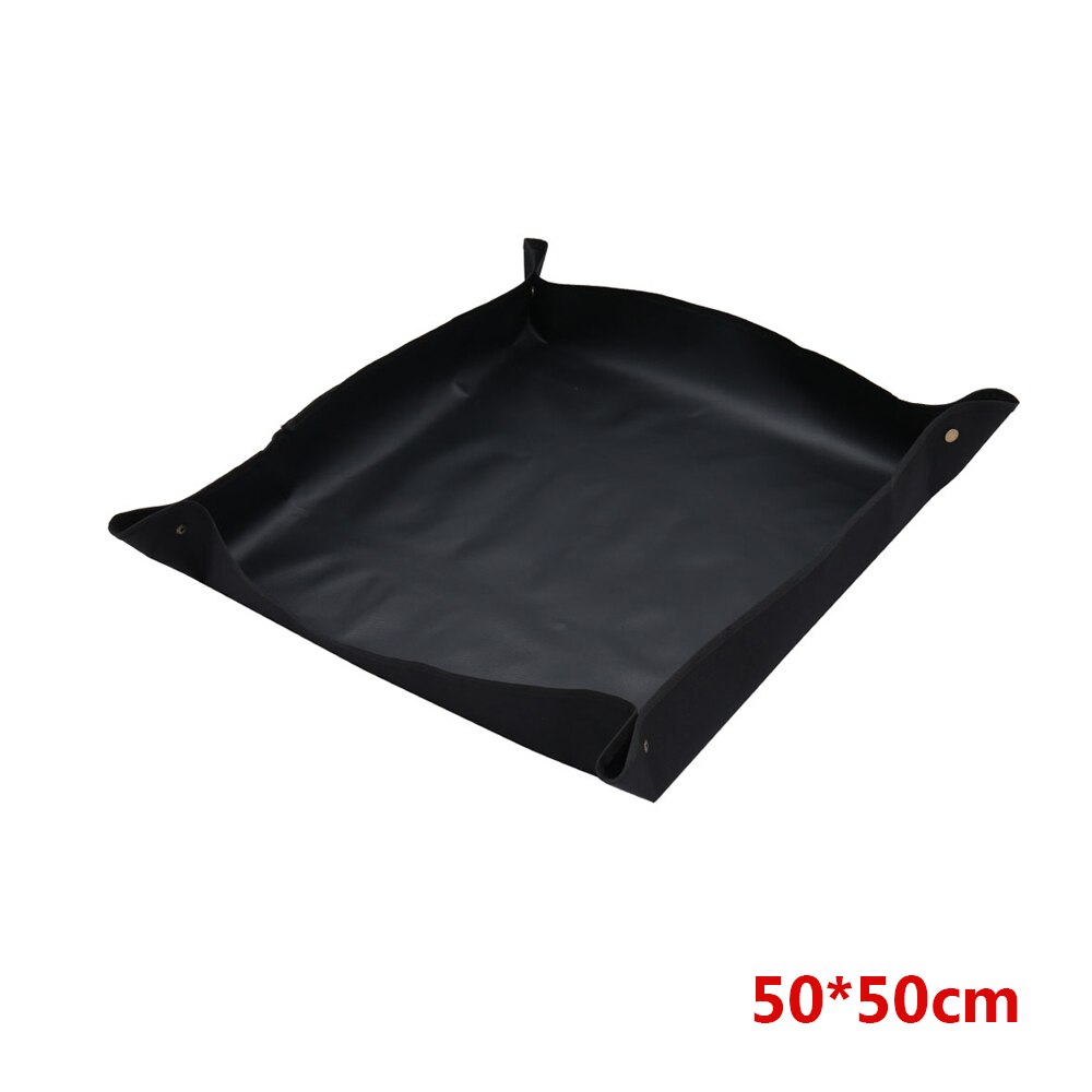Waterproof Plant Repotting Soil Change Gardening Mat Planting Mat Succulent Transplanting Pad Waterproof Flower Mat Garden Mat: Black 50x50cm
