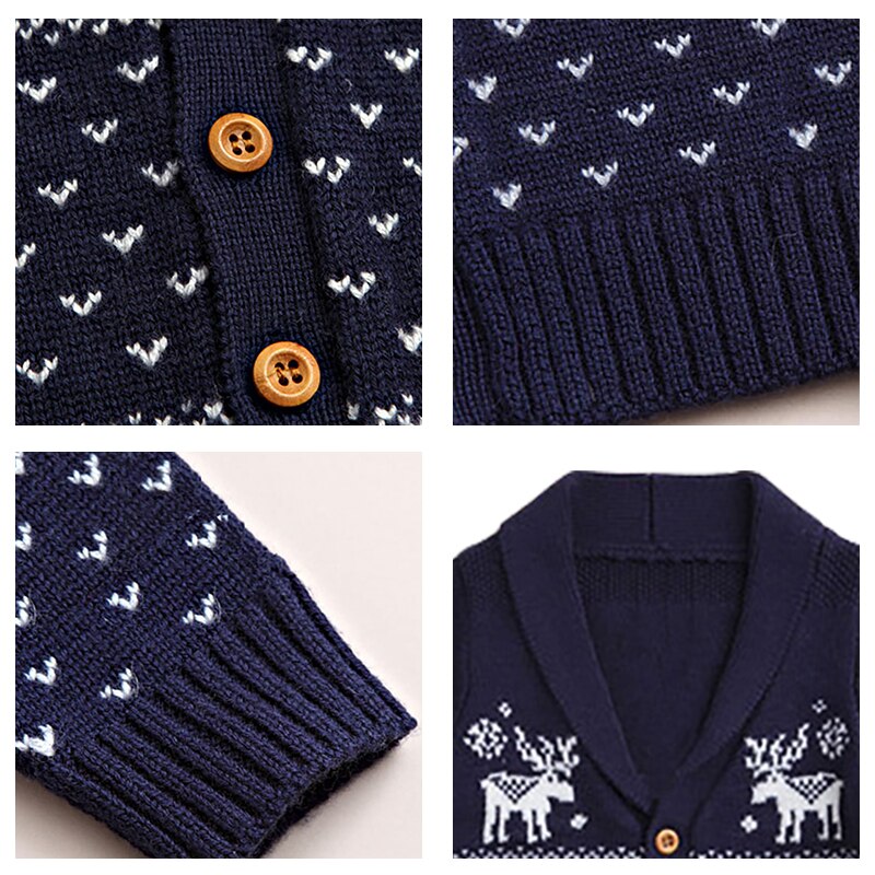 Peuter Kinderen Kinderen Baby Jongens Meisjes Effen Ronde Hals Dikke Gebreide Trui Trui Blouse Tops Outfits Kleding Jas Ski Jongens Winter, a, 5-6 Jaren