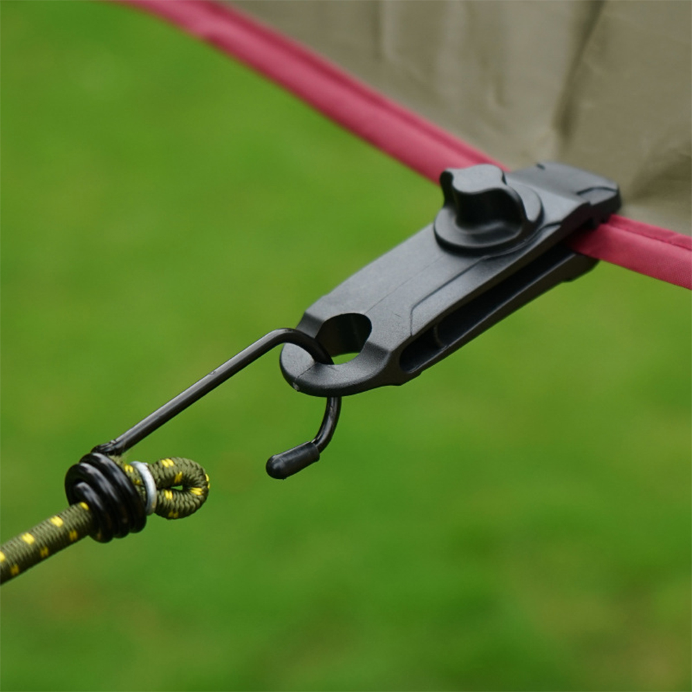 5Pcs Herbruikbare Dekzeil Clip Duurzaam Luifel Tent Sjorren Gesp Outdoor Camping Luifel Haak Winddicht Touw Tarp Clip