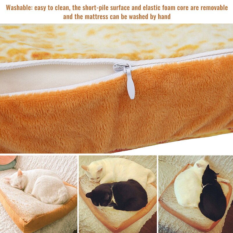 Brood Kat Mat Huisdier Comfortabel Kussen Slaapbank Draagbare Lounger Voor Honden Puppy Kittens Onderlegger Home Rug Kussen Katten Huis bedden