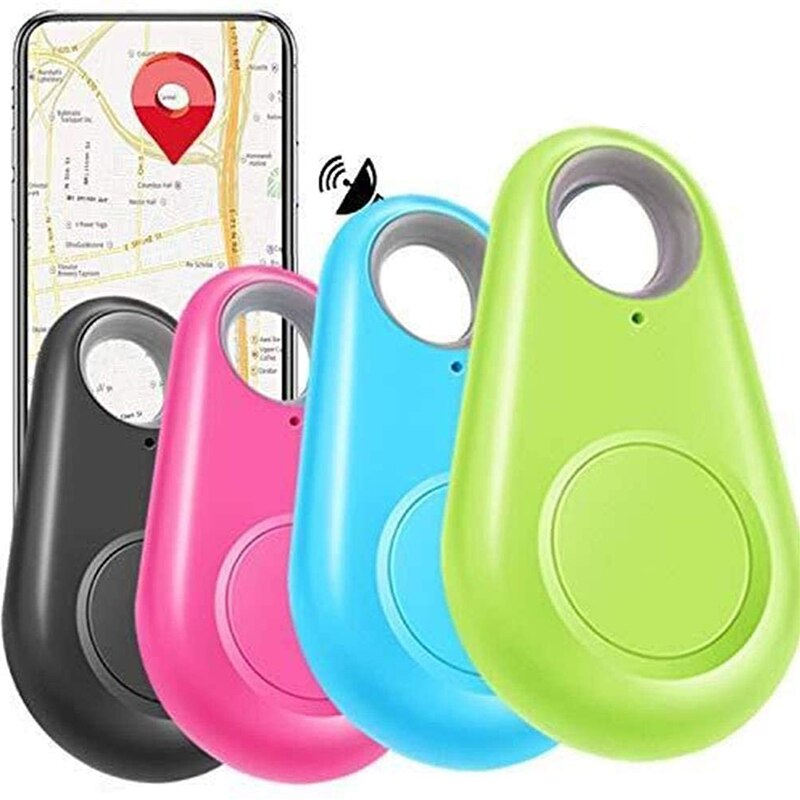 4 Pack,Smart Tracker Key Finder Locator Wireless Anti Lost Alarm Sensor Device APP Control Compatible IOS Android