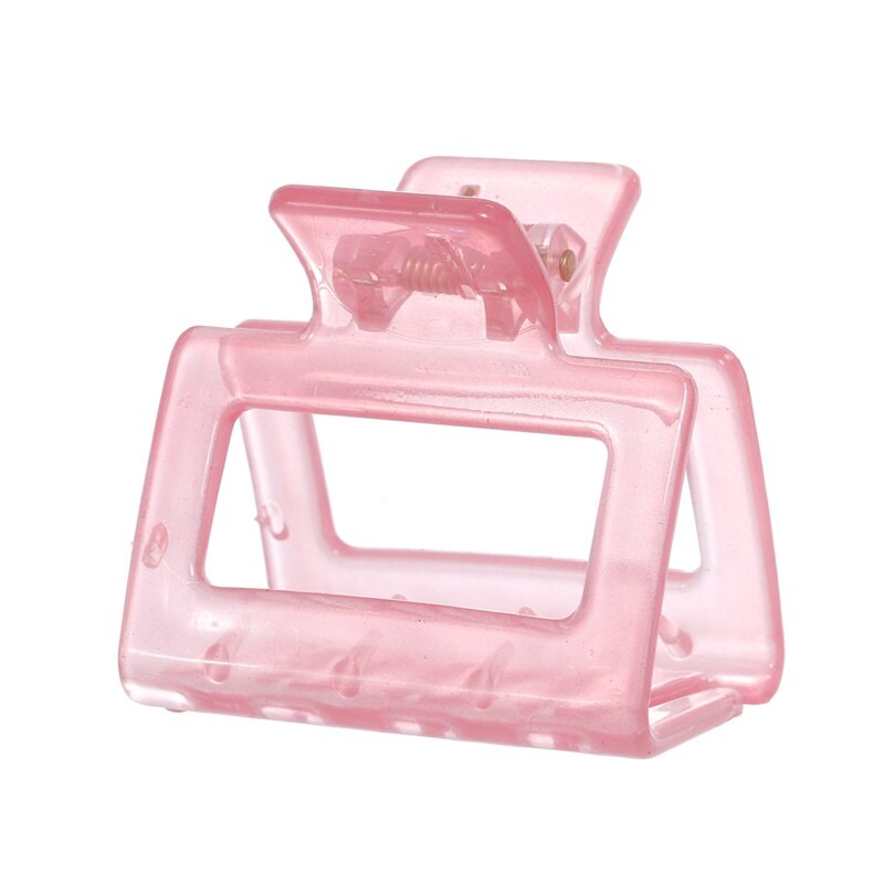 Moda grampo de cabelo multicolorido acrílico oco quadrado rabo de cavalo grab meninas grampo de cabelo acessórios de estilo de cabelo: SK2203