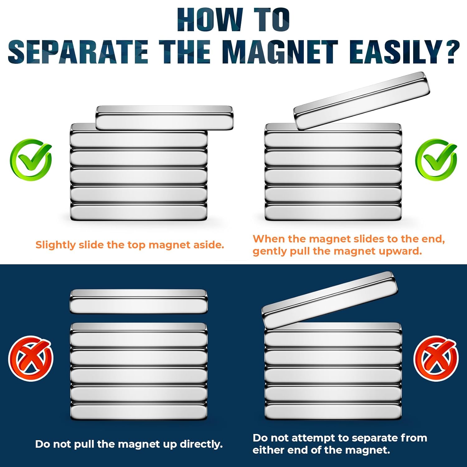 20-100 Stuks Super Sterke Neodymium Imanes 10/15/20mm X 5/10mm X 3mm N35 NdFeB Blok Imanes Vierkante Magneten Koelkast Stickers
