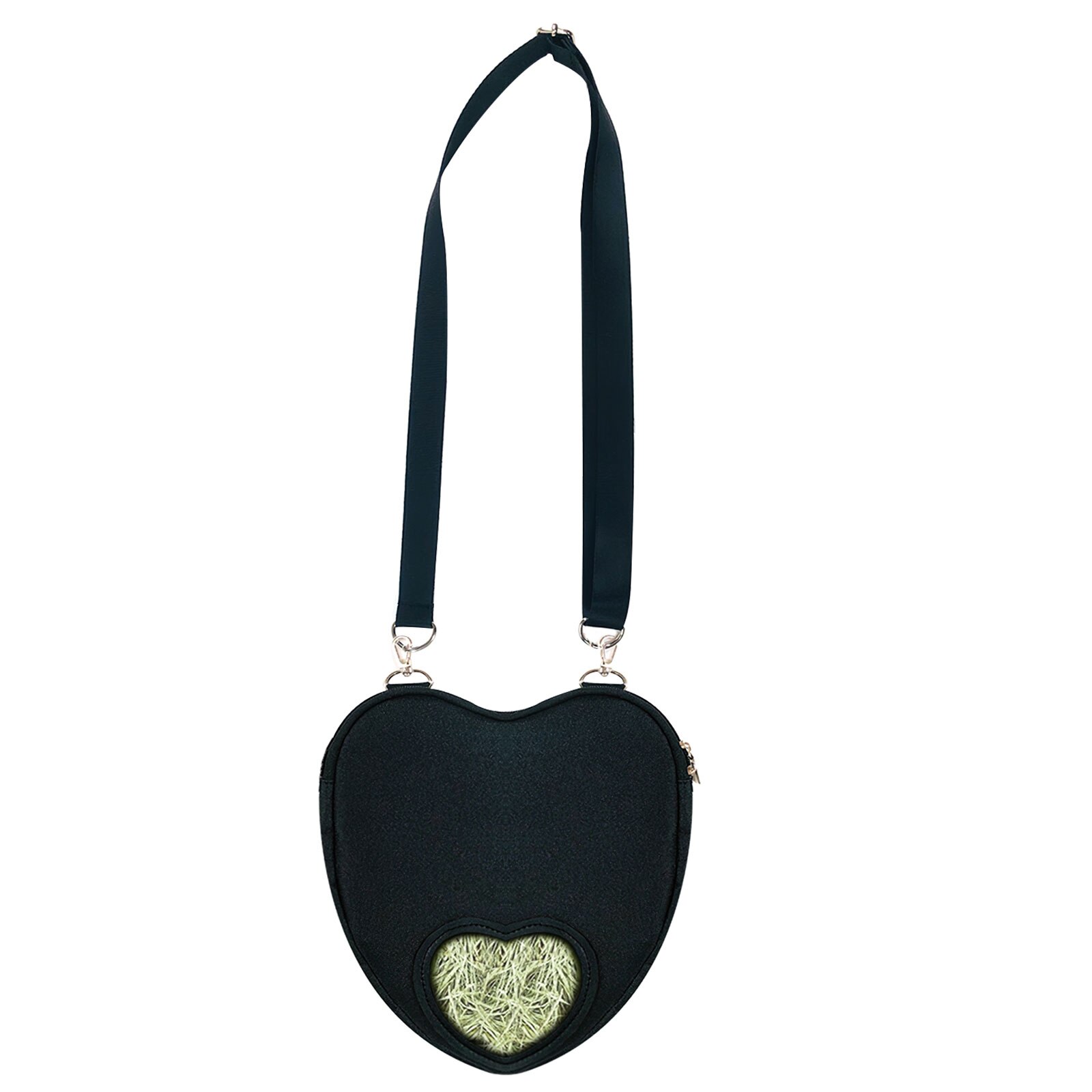 Sac de merde suspendu, support d&#39;alimentation, distributeur d&#39;alimentation, conteneur en forme de cœur d&#39;amour pour lapin cochon d&#39;inde, petits animaux de compagnie
