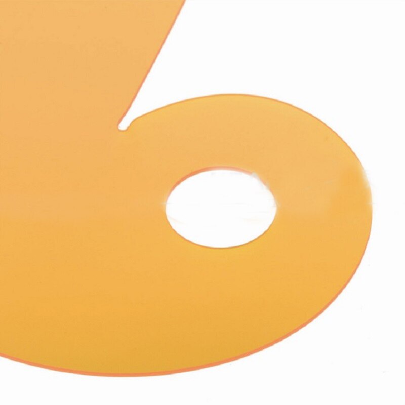 Clothing Armhole Curve Rulers Patchwork Sewing Cutting Arm Hole Ruler Buttonhole Ruler