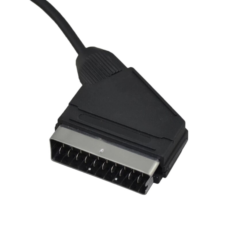 Replacement 1.8m RGB Scart Lead Cable Scart AV Cord Compatible with Saturn NTSC PAL